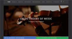 Desktop Screenshot of credomusictheory.com